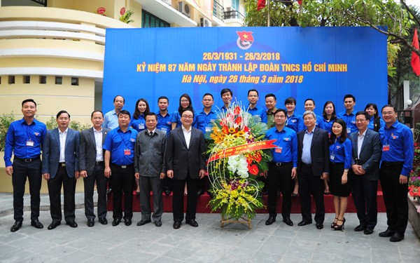 Phó Chủ tịch Phùng Thị Hồng Hà dự buổi làm việc của Bí thư Thành ủy với Thành Đoàn Hà Nội